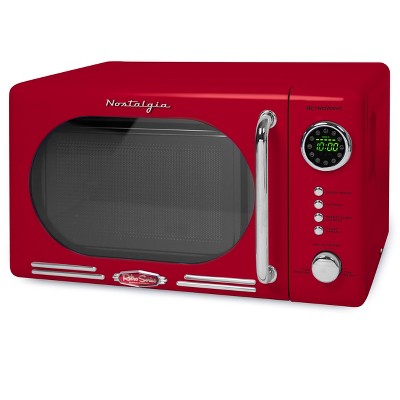 Photo 1 of Nostalgia Retro 0.7 Cubic Foot 700-Watt Countertop Microwave Oven