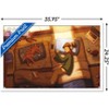 Trends International Lofi Girl - Lazy Sunday Framed Wall Poster Prints - 3 of 4