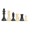 Complete Tournament Chess Set – Plastic Chess Pieces with Roll-up Chess Board and Travel Canvas Bag - 3 of 4