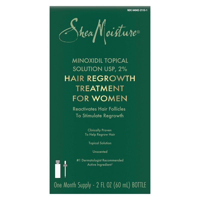 SheaMoisture Minoxidil 2% Hair Treatment Solution - 2 fl oz, 3 of 13