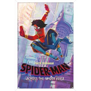 Trends International Marvel Spider-Man: Across The Spider-Verse - Pavitr Prabhakar Framed Wall Poster Prints - 1 of 4