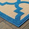 Oriental Weavers Cayman 660L9 Sand/ Blue Indoor/Outdoor Area Rug - 3'10" x 5'5" - 2 of 3
