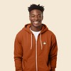 Dalix Cappuccino Embroidered Zip Hoodie Fleece Long Sleeve Pocket Warm Soft Mens - 4 of 4