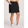 RBX Active Women's Clean Waist Quick Drying Travel/Active Skirt with Built-In Shorts and Pockets - 4 of 4
