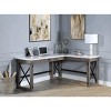 NicBex L Shaped Desk Home Office Desks Standing Desk Adjustable Height Executive Desk with 1 File Drawer for Home Office - 3 of 4