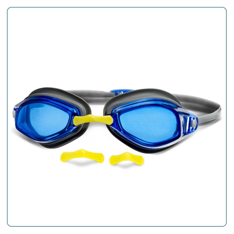 Aqua Leisure EQUINOX Adult Swim Goggles - Gray, 1 of 4