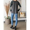 Women's Solid Stripe And Plaid Top - HEIMISH USA - 2 of 2