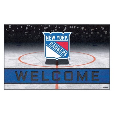 NHL New York Rangers Crumb Rubber Door Mat 18"x30"