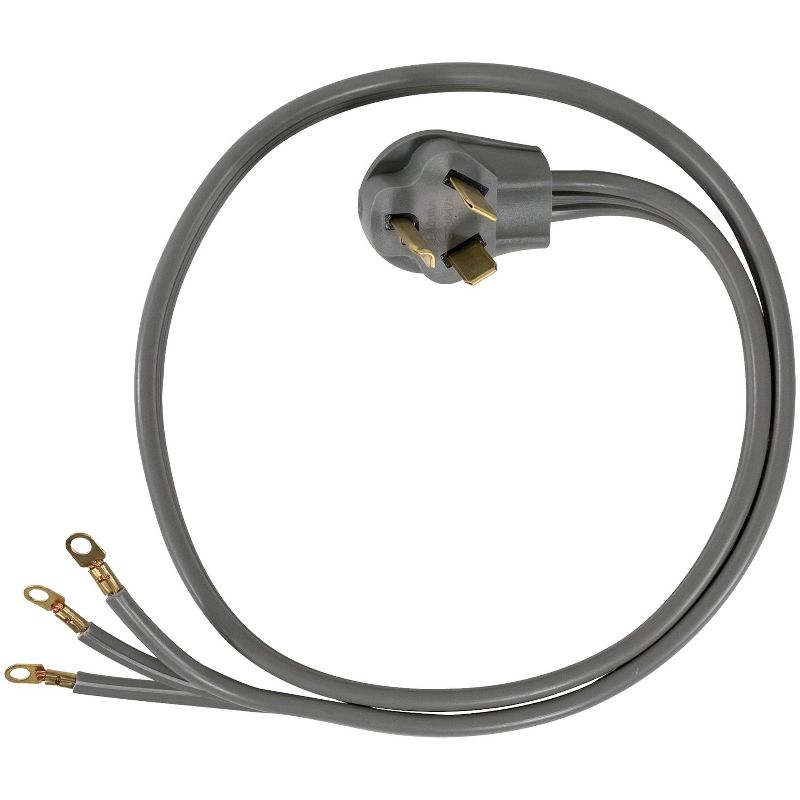 Certified Appliance Accessories® 3-Wire Eyelet 30-Amp Dryer Cord, 3 of 11