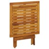 vidaXL Bistro Table 18.1"x18.1"x18.5" Solid Acacia Wood - 4 of 4