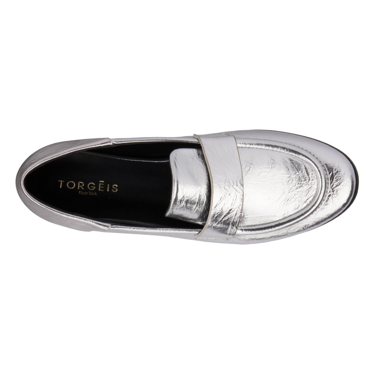 Женские туфли Torgeis Women's Carleigh Loafer Casual Shoe - 9, SILVER — фото 6