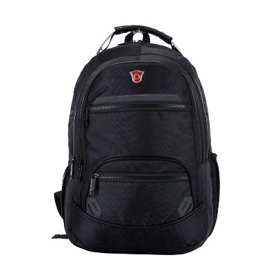 DUKAP Echo Executive Backpack for Laptops upto 15.6'' - Black — фото 3
