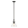 Raylen 7.875" Pendant - PND4170 - Clear/Oil Rub Bronze - Safavieh - 2 of 4
