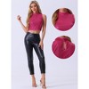 INSPIRE CHIC Women's Sleeveless Party Metallic Sparkly Sequin Top - 2 of 4