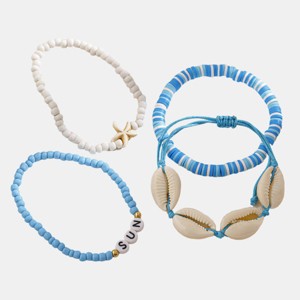 Women's Cancun Vibes Beaded Bracelet Set - Cupshe - 1 of 4