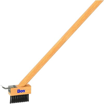 Bon Tool 21-159 Paver Joint Wire Brush--1-1/2-inch Wire With 54-inch Handle