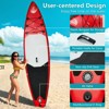 Garvee Inflatable Paddle Board for Adults, 11'×33" Stand up Paddle Board Inflatable Fishing Blow up Paddle Boards with Paddle, Pump, Backpack, Fin - 2 of 4