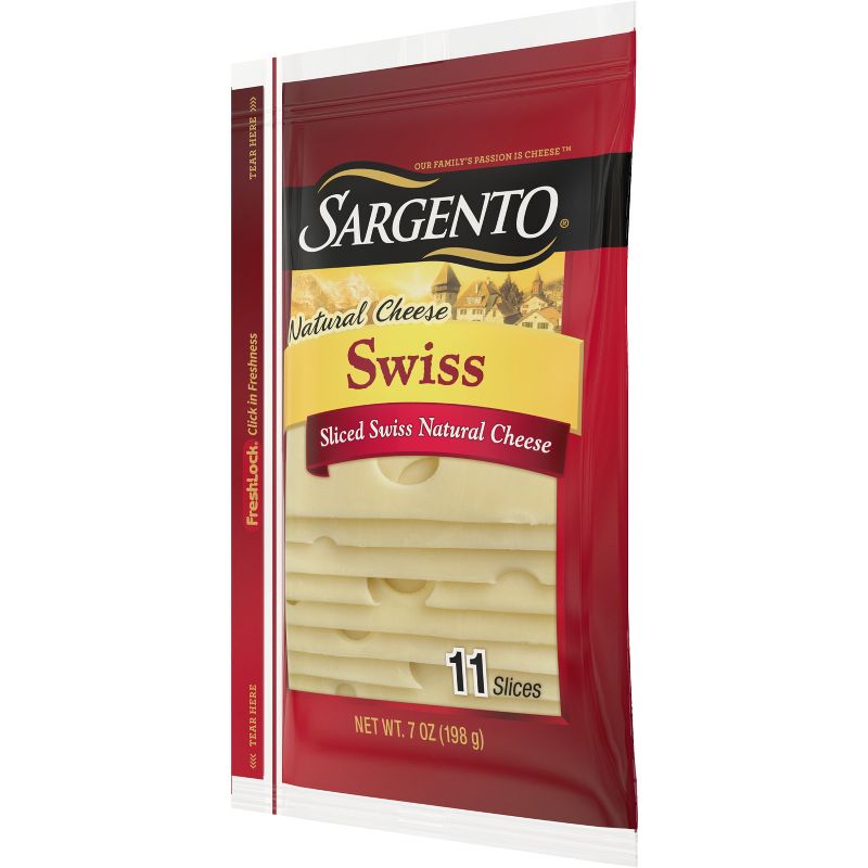 Sargento Thin Natural Swiss Sliced Cheese - 7oz/11 slices, 6 of 10