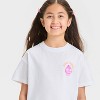 Girls' Short Sleeve Relaxed Oversized Graphic T-Shirt - Cat & Jack™ - 2 of 4