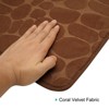 Unique Bargains Memory Foam Non-Slip Water Absorption Comfortable Bath Rug - 3 of 4
