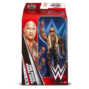 WWE Elite Greatest Hits 10 Final Boss The Rock Action Figure : Target
