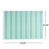 Kumasinova Outdoor Rug – 63"x84" Machine-Woven Area Rug, Polypropylene Living Room Rug, Low-Pile Rugs for Living Room/Patio, Rugs for Bedroom - 3 of 4
