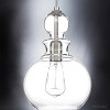 Urban Ambiance Luxury Modern Farmhouse Farmhouse Pendant Light,  12-3/4" x 8-1/2",  Brushed Nickel Finish, UHP3046 - 3 of 4