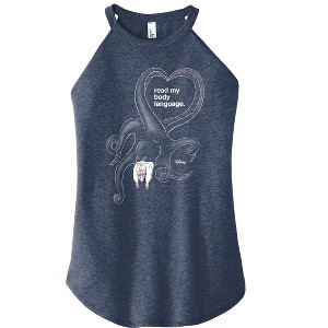 Women's - Disney Villains - Read My Body Language Ursula Graphic High Neck Tank - 1 of 3