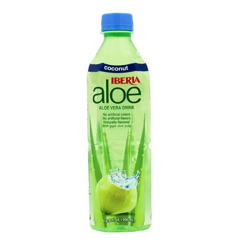 IBERIA aloe Coconut Aloe Vera Drink - 16.9 fl oz Bottle, 1 of 4