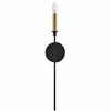 Lark Hux 1 - Light Sconce in  Black/Lacquered Brass - 3 of 4