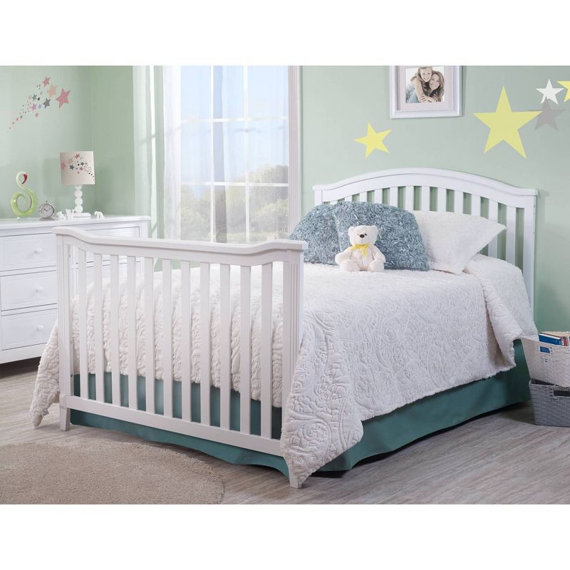 Sorelle Berkley Crib &#38; Changer Standard Full-Sized Crib White, 4 of 5