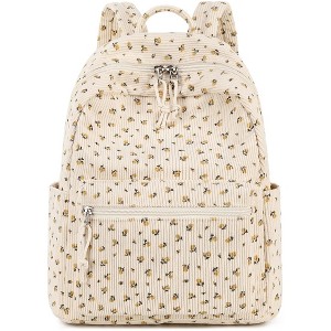 Mini Backpack Girls Teens Corduroy Small Backpacks Purse Little Shoulder Bags for Kids Womens Casual Travel Daypack - 1 of 4