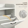 Sapphtopaz 3-in-1 Entryway Hall Tree with Shoe Cabinet,Multi-Functional Coat Rack with Hooks,Shoe Bench with Storage for Entryway,Hallway - 3 of 4
