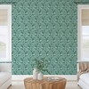 Tempaper Peel And Stick Wallpaper Floral Damask Green : Target