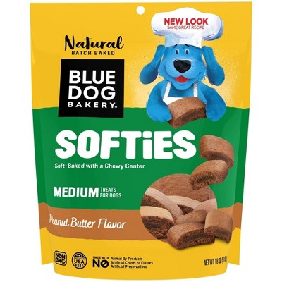 Blue Dog Bakery Peanut Butter Softies Chewy Dog Treats Dog Treats - 18oz