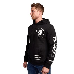 Ghostface Don't Hang Up on Me on Men's Black Hooded Sweathirt - 1 of 4