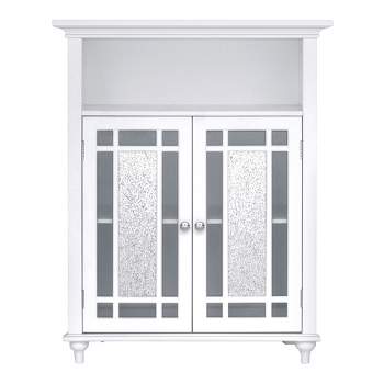Teamson Home Windsor 26.5" x 34" 2-Door Floor Storage Cabinet, White