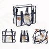 Unique Bargains Large PVC Zipper Makeup Bags and Organizers 1 Pc - 3 of 4