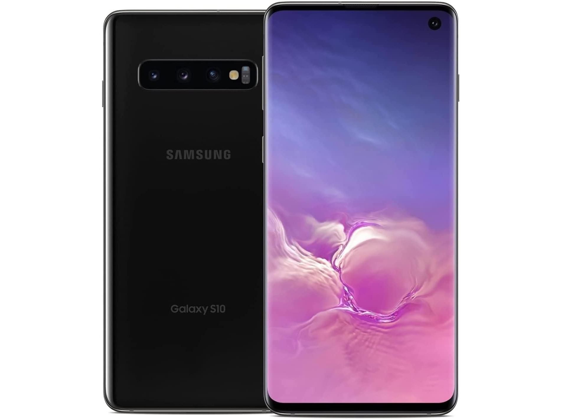 Samsung Galaxy S10 Factory Unlocked Android Cell Phone | 512GB of Storage | Fingerprint ID and Facial Recognition | Long-Lasting Battery | Prism Black