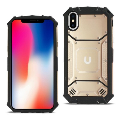 Reiko iPhone X/iPhone XS Metallic Front Cover Case in Orange