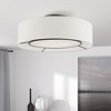 Livex Lighting Ellsworth 4 - Light Semi-Flush Mount in  Brushed Nickel/Shiny White - 2 of 4