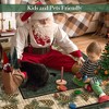 Washable Area Rug Plaid Rug Xmas Decor Grid Non Slip Living Room Rug Soft Accent Rug for Bedroom Low Pile Stain Resistant Carpet for Nursery Office - 3 of 4