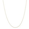 Black Bow Jewelry 0.5mm, 10k Yellow Gold, Cable Rope Chain Necklace - 3 of 4
