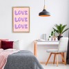 Stupell Industries Love Bubble Lettering Floating Frame Canvas Art - 3 of 4
