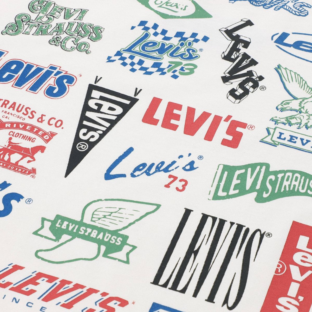 Levi's® Boys' Heritage Logos Graphic T-Shirt - White - thumbnail 7