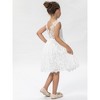 2Bunnies Paisley All-Over Lace Sleeveless Flower Girl Dress Knee - 4 of 4