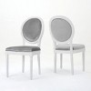 Upholstered Dining Chairs Set of 2, Solid Wood Dining Chairs with Backrest,Cushion Dining Chairs for Kitchen or Dining Room-Maison Boucle - 4 of 4