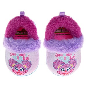 Sesame Street Elmo, Cookie Monster,  Abby Cadabby Slippers (Infant-Toddler Sizes) - 1 of 4