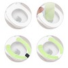 Unique Bargains 4pair Toilet Seat Cover Pad Bathroom Warm Toilet Seat Cushion Washable Reusable - 4 of 4