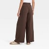 Women's High-Rise Wide Leg Pull-On Pants - Universal Thread™ - 2 of 3